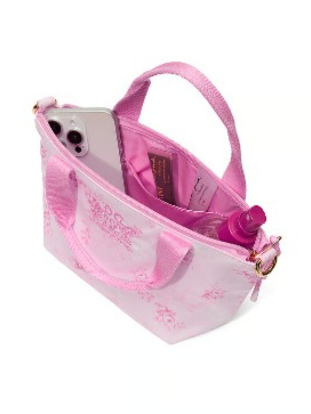 Victoria's Secret PINK x LoveShackFancy Mini Tote Bag Beaux Icons - Picture 2 of 6